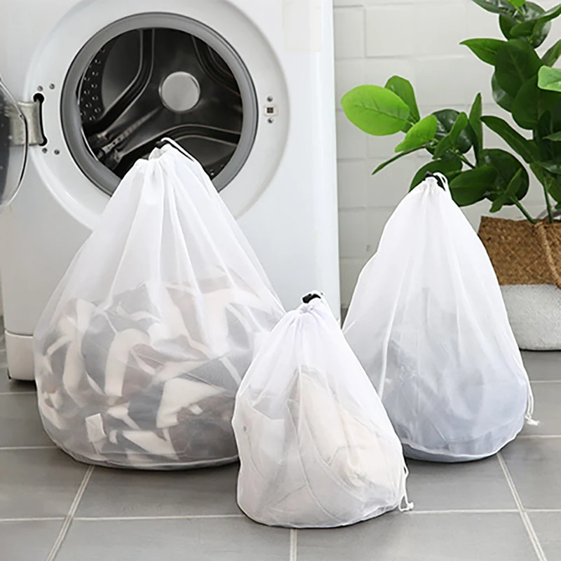 

Large Laundry Bags Drawstring Laundry Washing Bags Durable Mesh Laundry Bag for Delicates Garments Coats Blankets Sheets