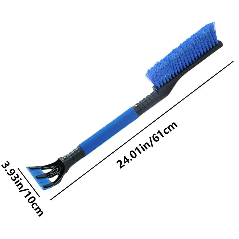 Car Snow Brush Retractable Ice Scraper With Comfortable Foam Grip Snow Scraper And Brush For Car Truck SUV Snow Removal Tools
