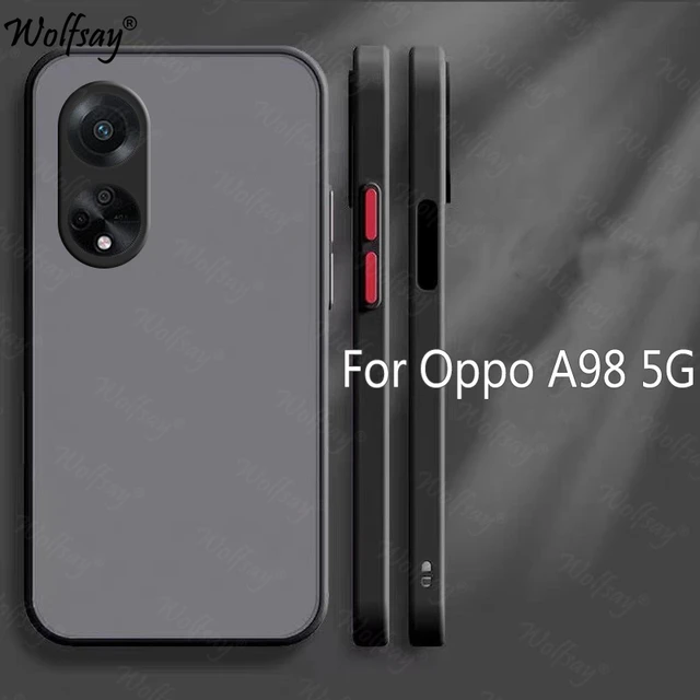 Magnetic Leather Case For OPPO A98 5G Matte Cover Car Holder Luxury  Silicone Shockproof Full Protection Case For OPPO F23 Coque - AliExpress