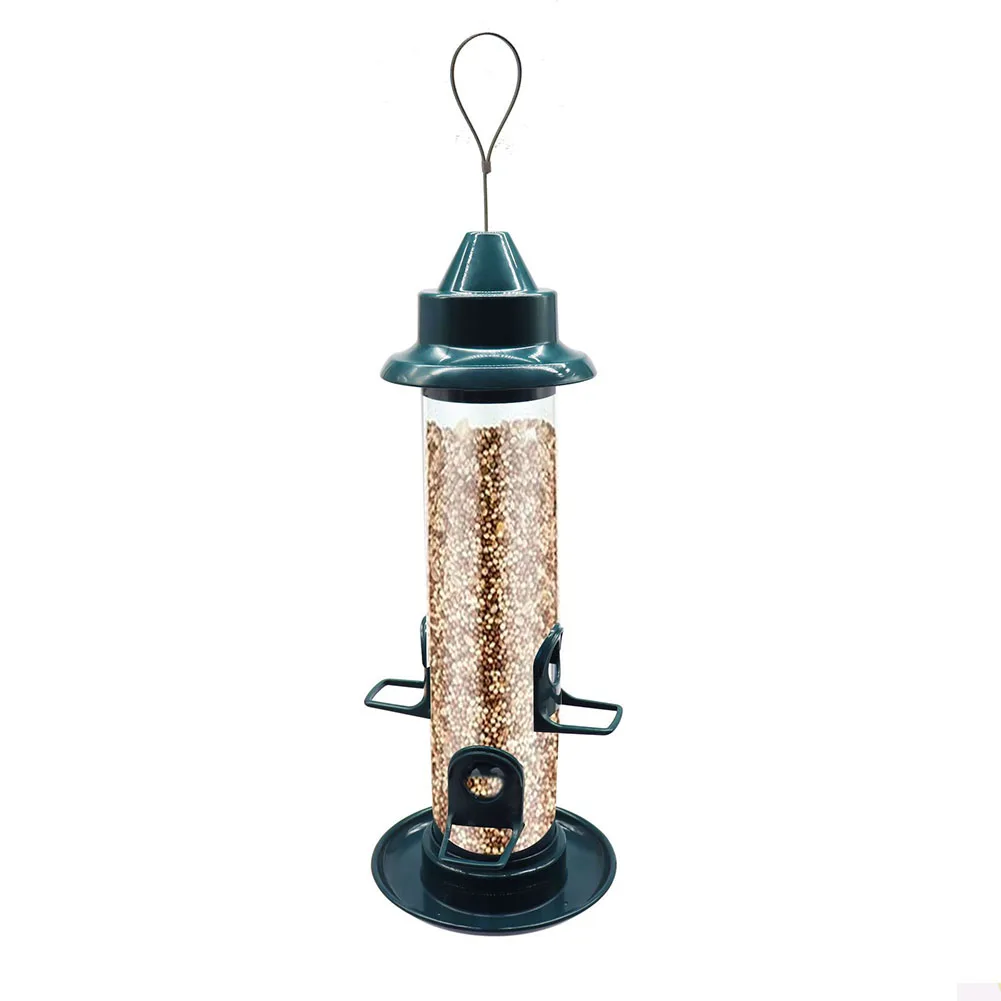 

Automatic Feeding Anti Squirrel Creative Hanging Convenient Hanging Design Hanging Anti Squirrel Automatic Bird Feeder