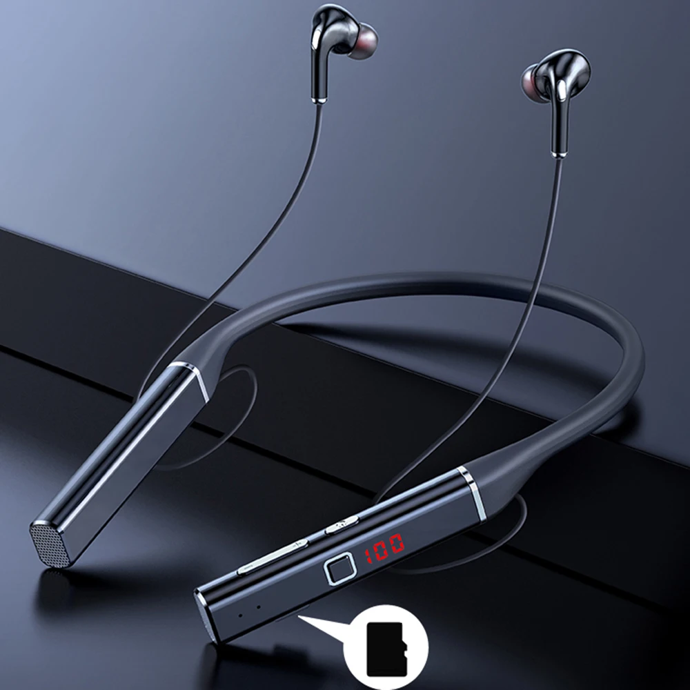 Bluetooth Headphones Bluetooth Headset Wireless Earbuds TWS 100 Hours Wireless Earphone Bluetooth Magnetic Neckband Headphone IPX3 Waterproof Sport Headset Noise Cancelling MIC S720
