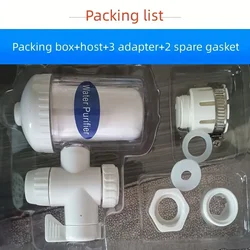Enhanced Kitchen Faucet Water Purifier with Reusable 5 - Level Filtration System (Transparent)