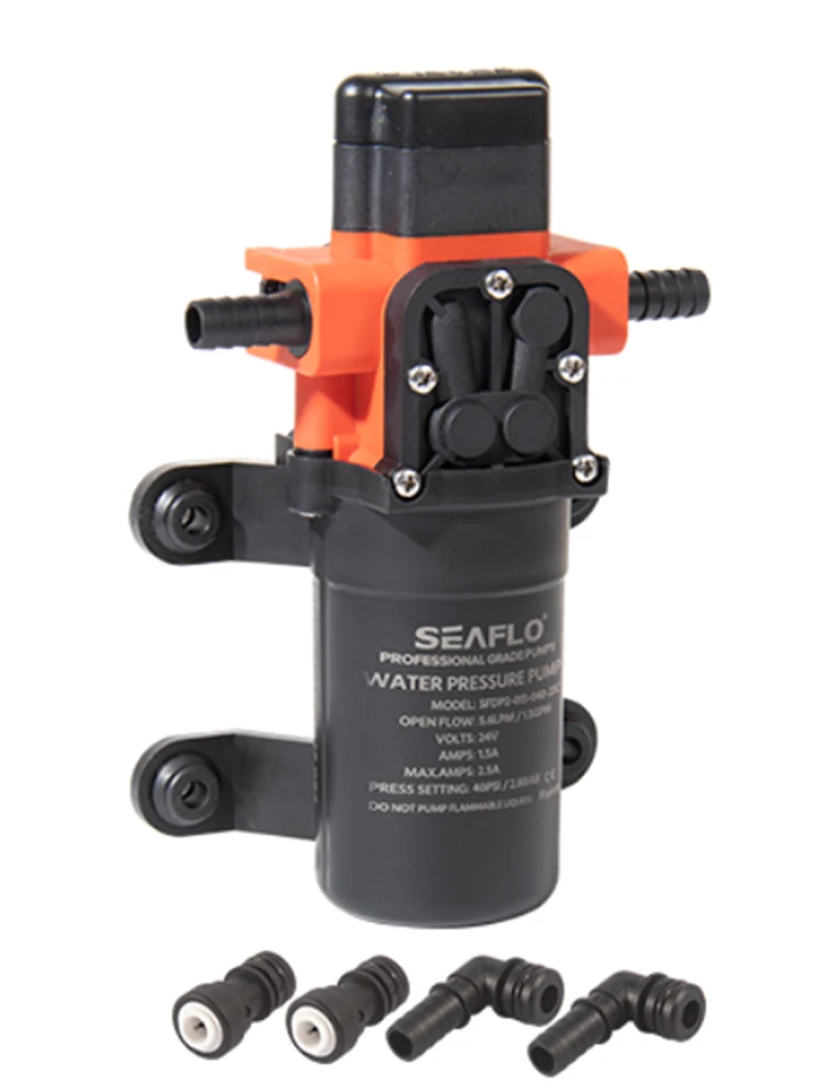 Pompa Idraulica 12V/24V Di Cc Della Pompa A Membrana Della Domanda Automatica Di Sfdp1-015-040-23C Di Serie Di Frutti Di Mare 23C Per Le Pompe Autoade
