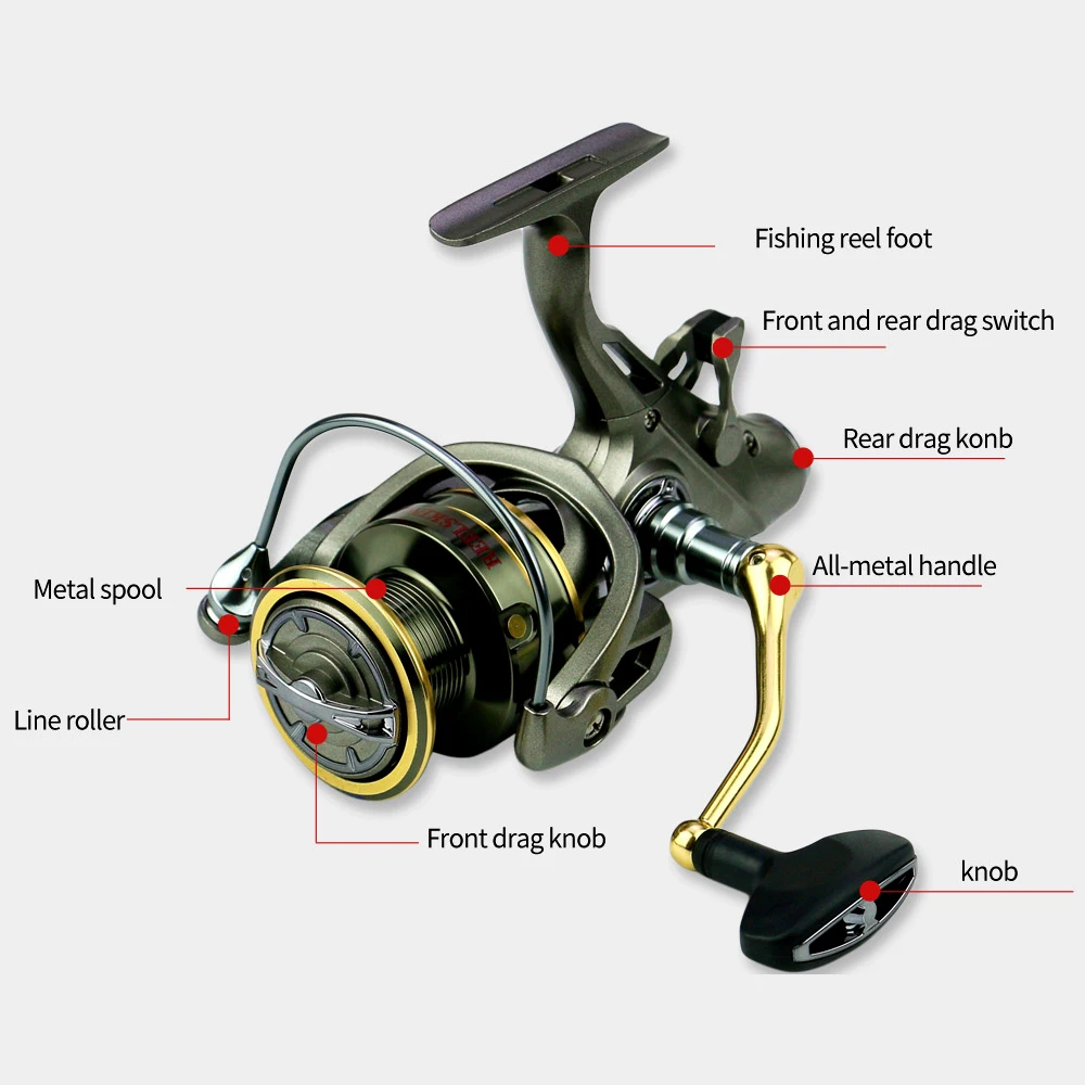 All Metal Fishing Reel 13+1BB 5.5:1 Gear Ratio Jigging Spool Max Drag 10KG  Anti-corrosion Spinning Saltwater Fishing Tool Pesca - AliExpress