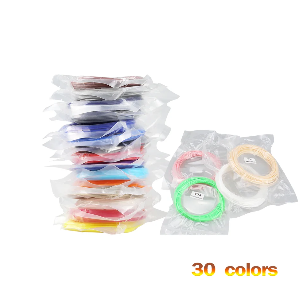 10m PLA 1.75mm Multicolor 3D Printing Filament
