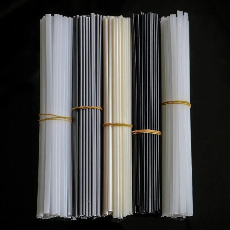 3 different types mixed plastic welding rod,  PPRPPPVCABSPE welding rod, tip welding, plastic welding machine welding rod 50 pcs