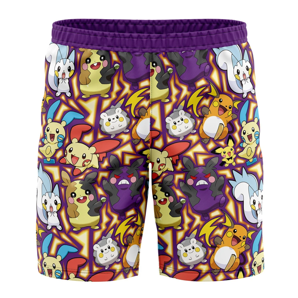 Anime Pants 3D Digital Printing Summer Men's Fitness Shorts Quick-drying Mesh Shorts Sports and Leisure 3