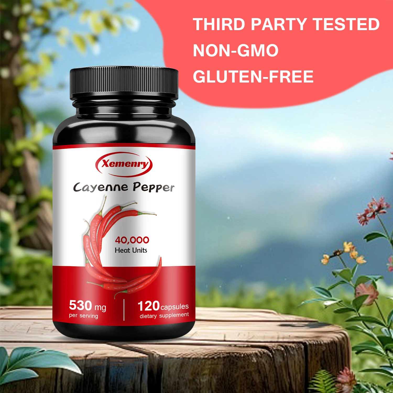 Cayenne Pepper-Joint and Heart Health, Pain Relief, Anti-aging