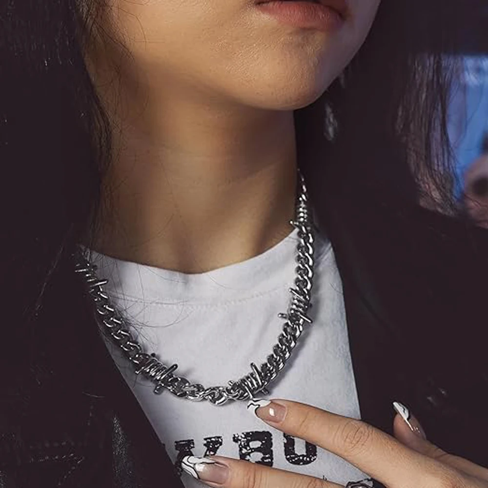 アクセサリー LAD MUSICIAN BARBED WIRE NECKLACE BLACK LAD MUSICIAN BARBED WIRE NECKLACE BLACK