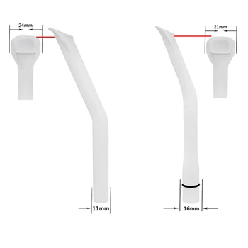 10Pcs/bag Dental Surgical Strong Suction Tips Duckbill Evacuation Suction Tube Aspirator 11mm 16mm Diameter Dental Accessories 1