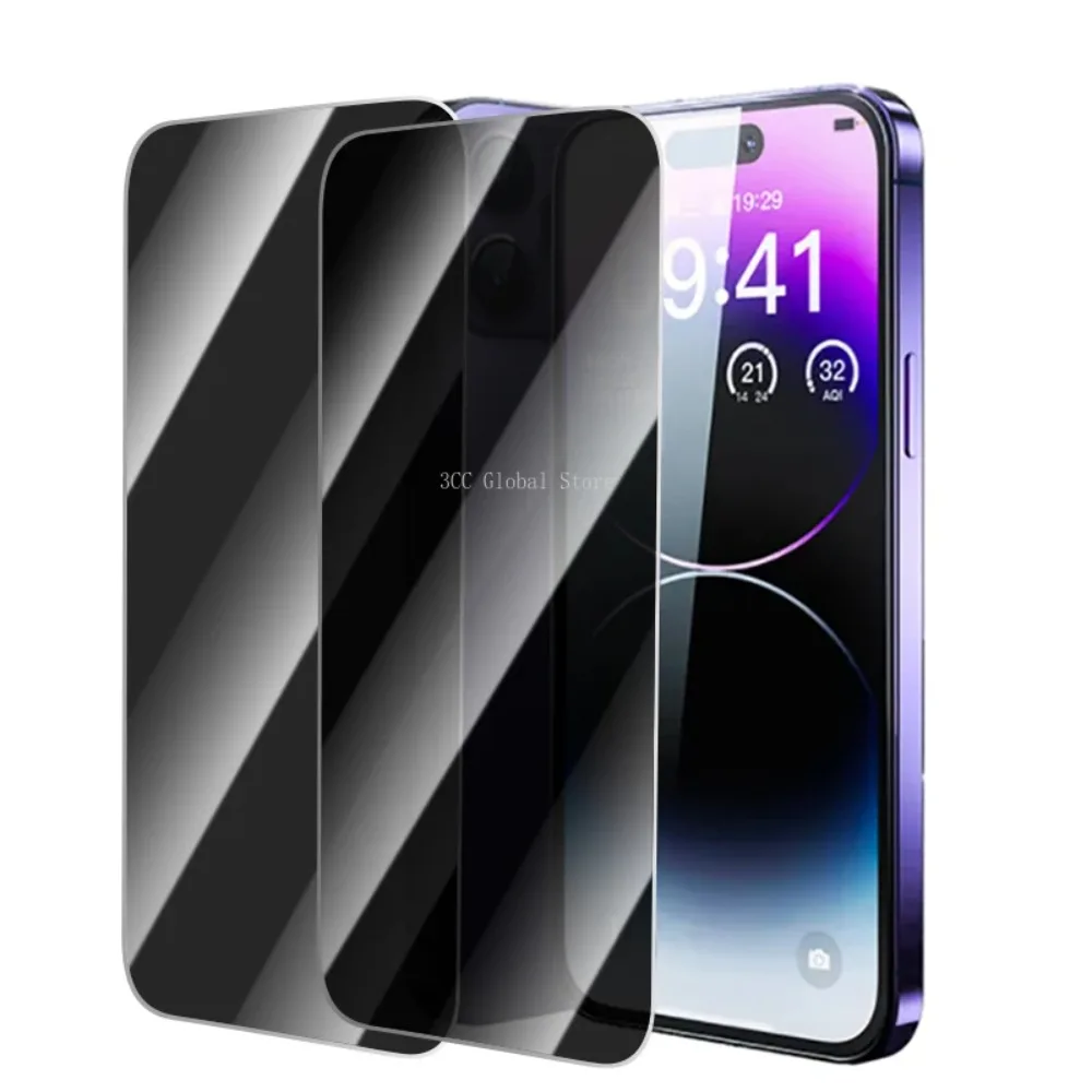 

2 шт., защитные пленки для экрана iPhone 15 14 Pro Max, 28 °