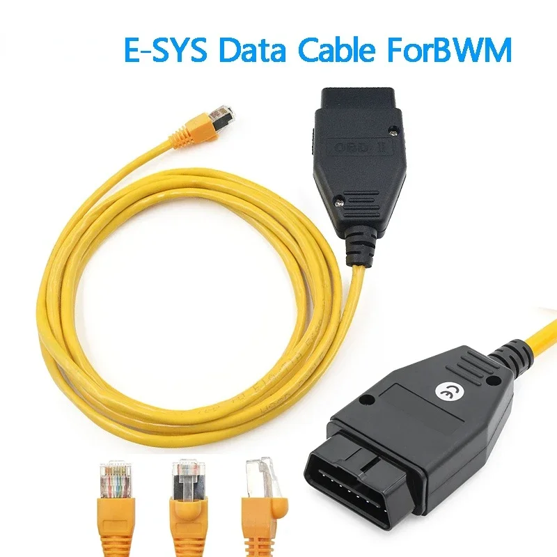 Ether-net ESYS Cable Forbmw ENET refresh Interface Cable E-SYS ICOM Coding F-Series forBMW F-cars ENET esys data cable autool 6