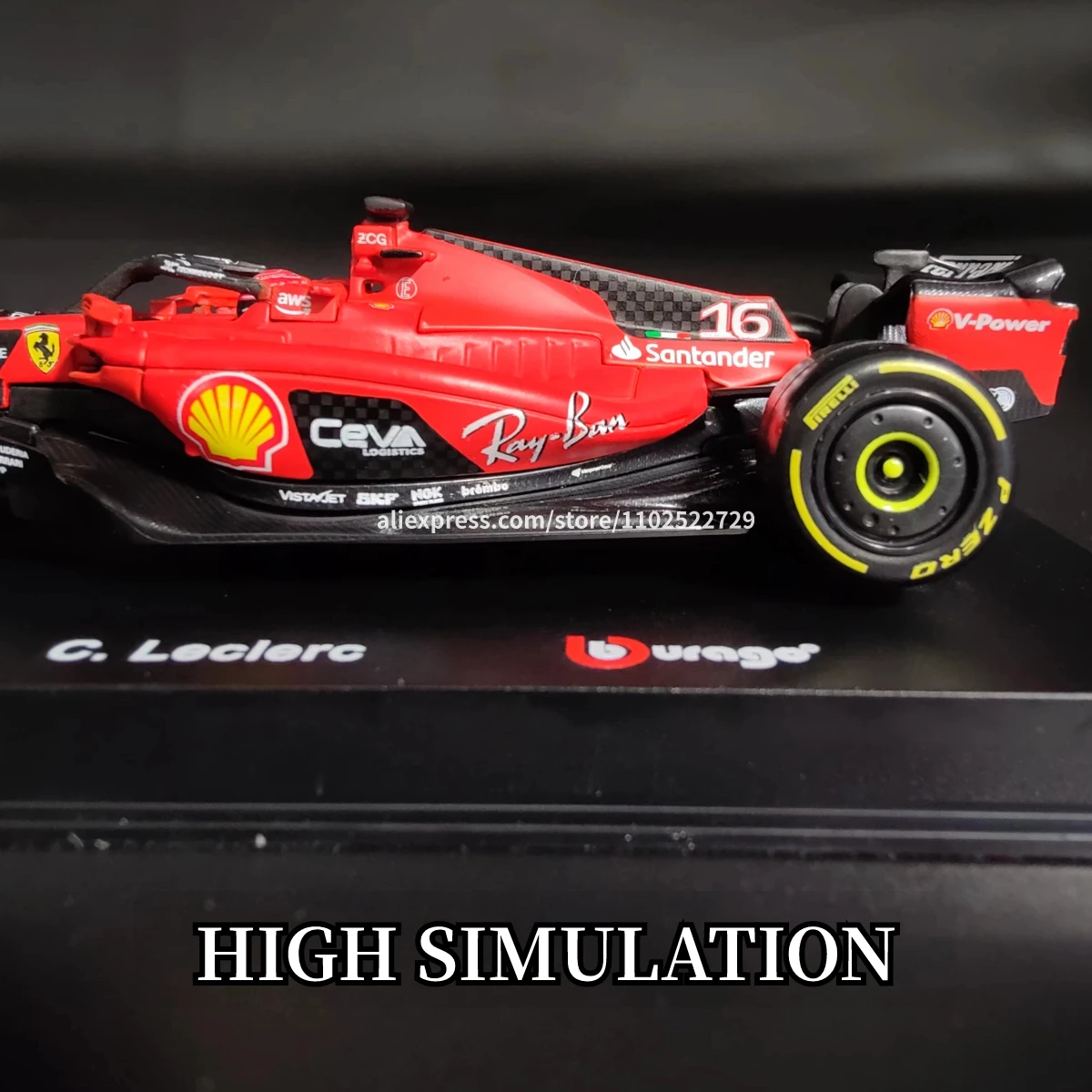 2023 1/43rd Scale Bburago F1 Ferrari, Mercedes, and Red Bull