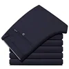 Mens Summer Fashion Business Casual Long Pants Suit Pants Male Elastic Straight Formal Brand Trousers Plus Big Size 28-40 6