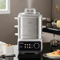 SUPOR 220V Removable Base Electric Steamer Multifunctional Household 18L Stainless Steel One Pot Multi-layer Steamer 2