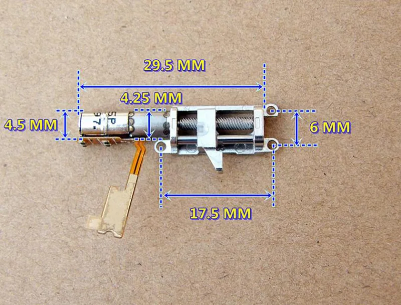 2-phase 4-wire Gear Stepper Motor 4mm Screw Nut 12mm stroke ultra-mini linear actuator Precision Planetary Gearbox linear actuator stepper motor