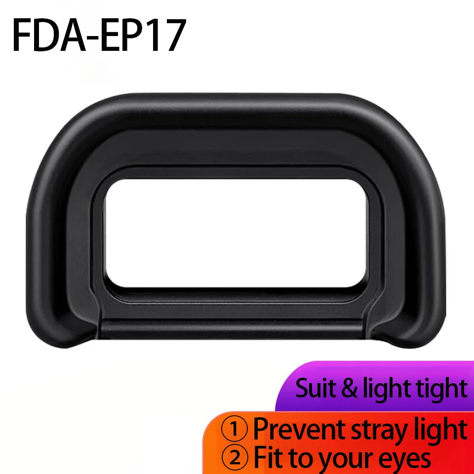 Oculare Per Sony Alpha A6500 A6400 - Protezione Mirino In ABS, 2 Pezzi, Compatibile Con FDA-EP17 - Foto 8