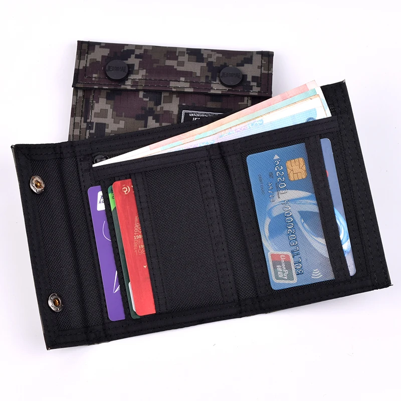 Nueva cartera táctica triple para hombres, mujeres, jóvenes