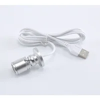 Led USB Spotlight 3W DC5V Jewelry Cabinet Showcase Counter Lamp Surface Mounted Ceiling Spot Light USB 5V Interface 2 in One 2