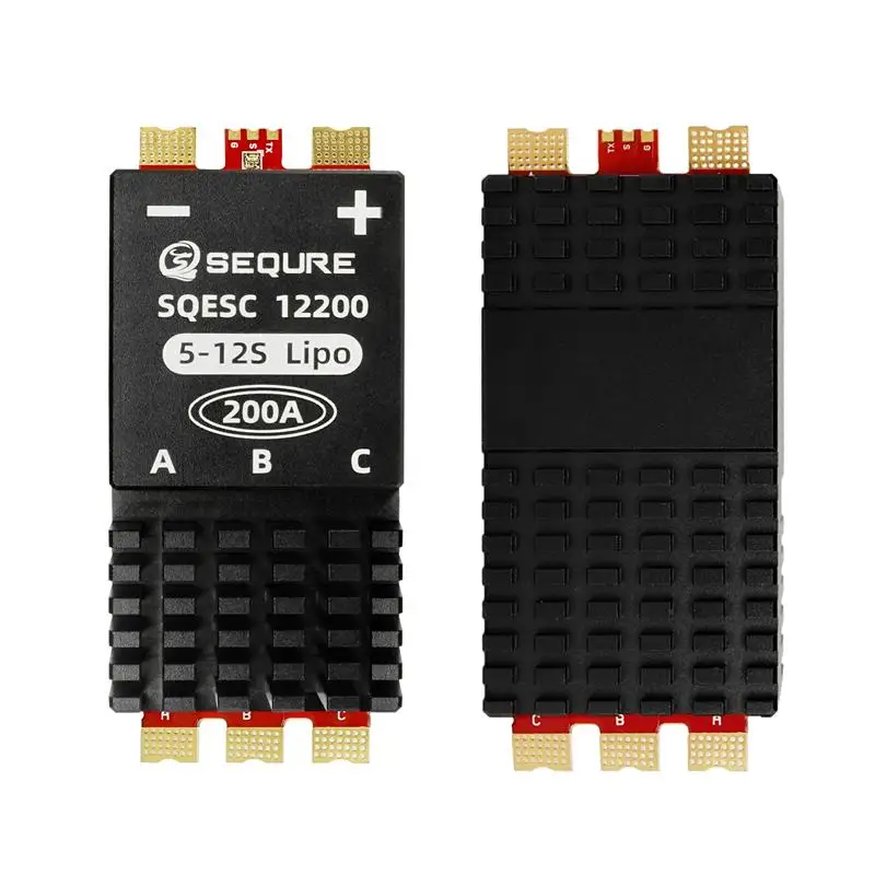 Фото Бесщеточный источник питания блестящего 12200 ESC 5-12S 128 а blheli _ 32 | Прошивка AM32, поддержка частоты кГц PWM, используемой в Φ №3