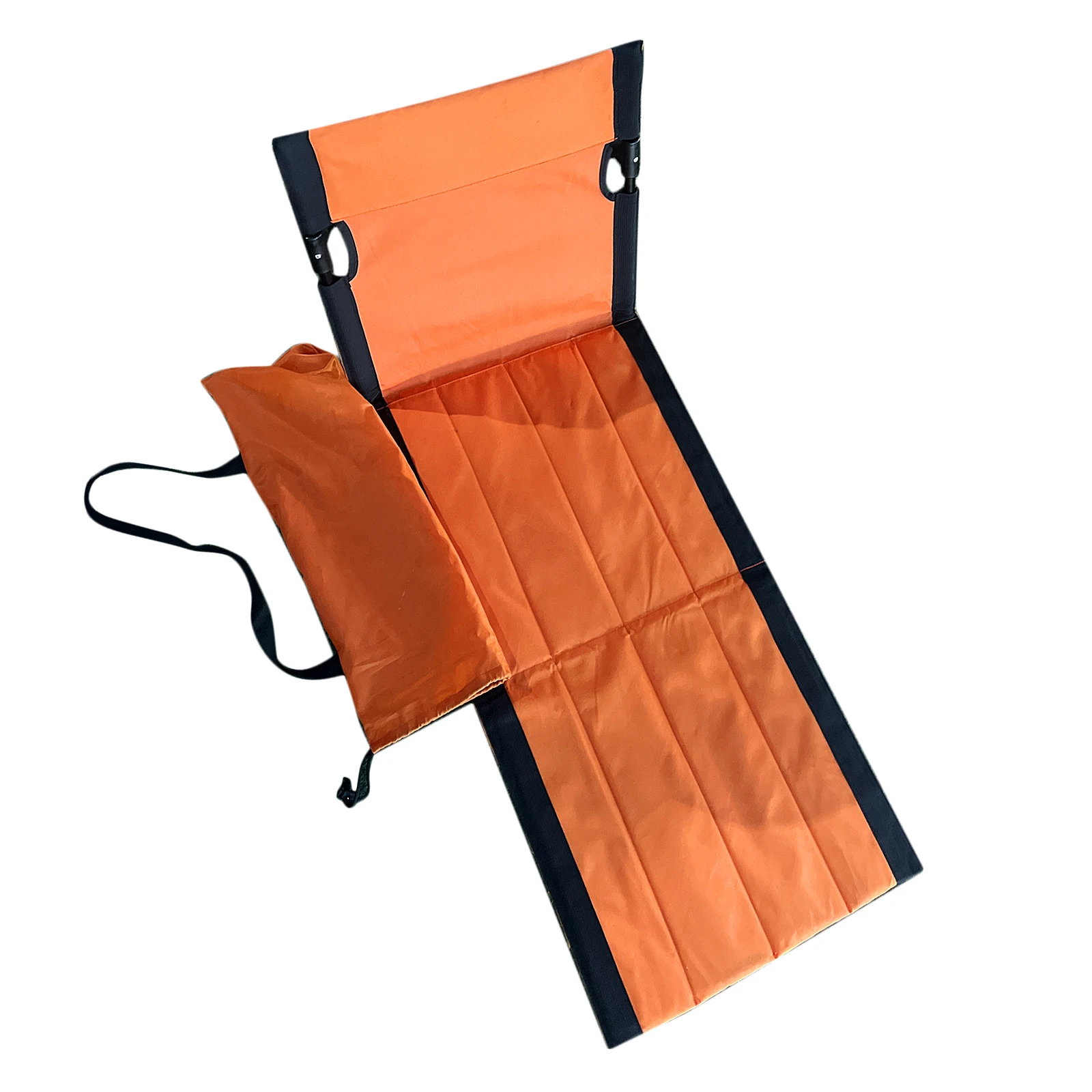 Floor Chair with Back Support Portable Camping folding chair for Lawn Fishing Hiking Bleacher Cushion Seat Pad Outdoor Concerts Yard