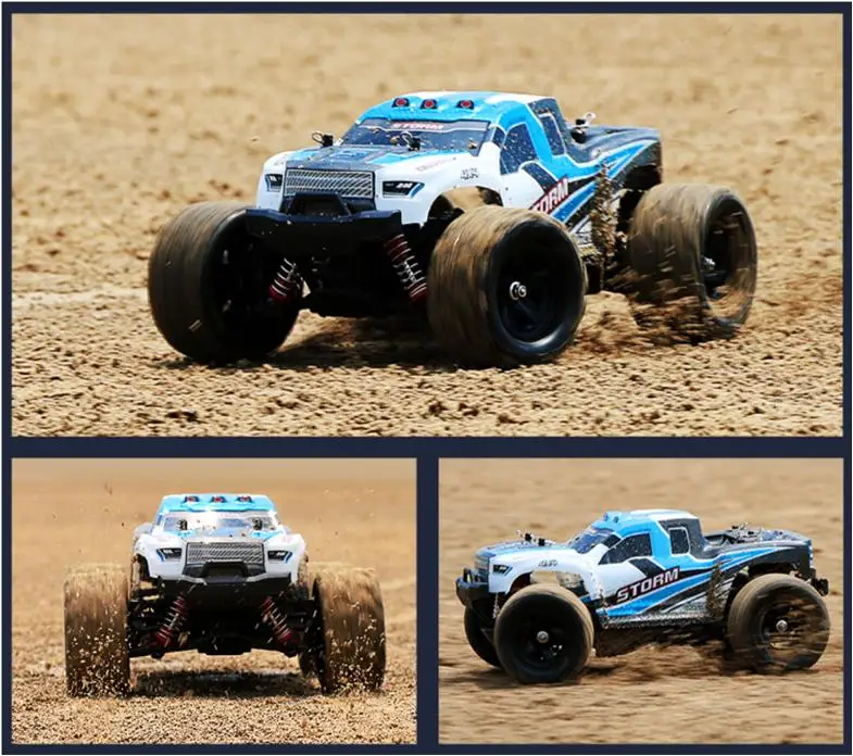 remote control cars & trucks HS 18301/18302 1/18 RC Car 2.4G 4WD 40 + MPH High Speed Big Foot RC Racing Car OFF-Road Vehicle Trucks Boys Toys for Children RC Cars