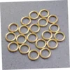 10pcs Metal O Ring Spring Clasps for DIY Jewelry Openable Round Carabiner Keychain Bag Clips Hook Dog Chain Buckles Connector 4