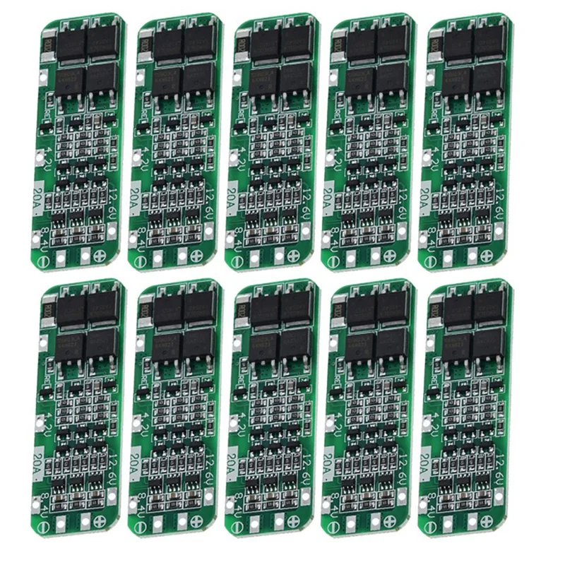 

30Pcs 3S 20A BMS 18650 Li-Ion модуль зарядного устройства литиевой батареи PCB 11,1 V 12V 12,6 V Module