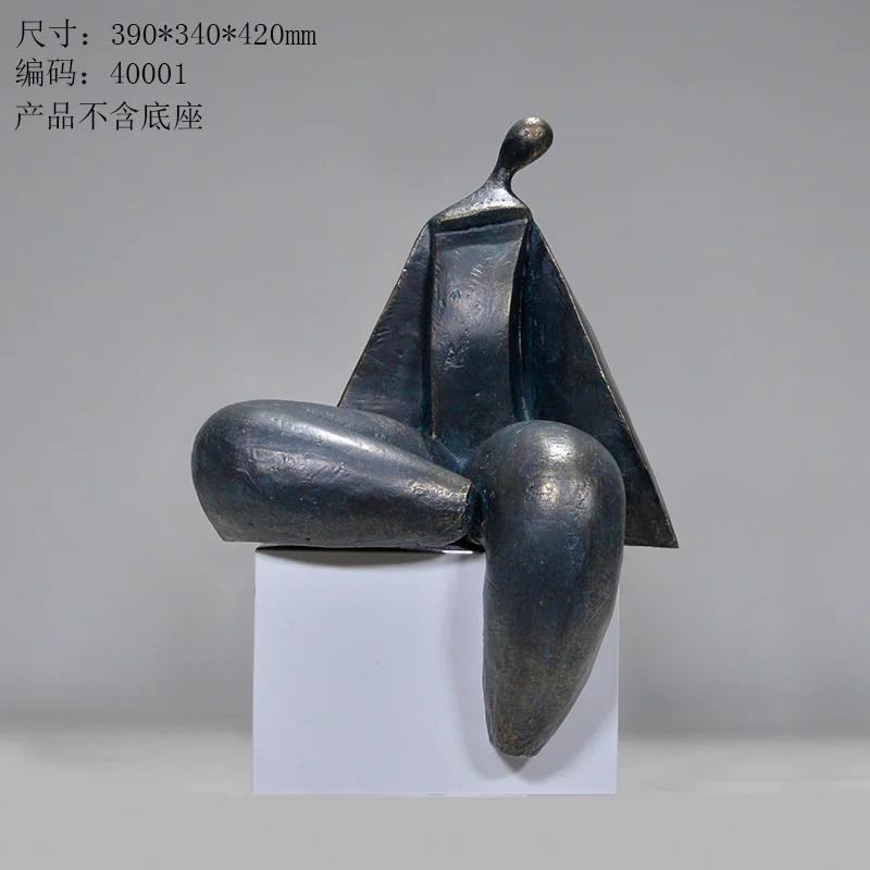 

Abstract figure sculpture art decoration. Hotel model room living room decoration home accessories