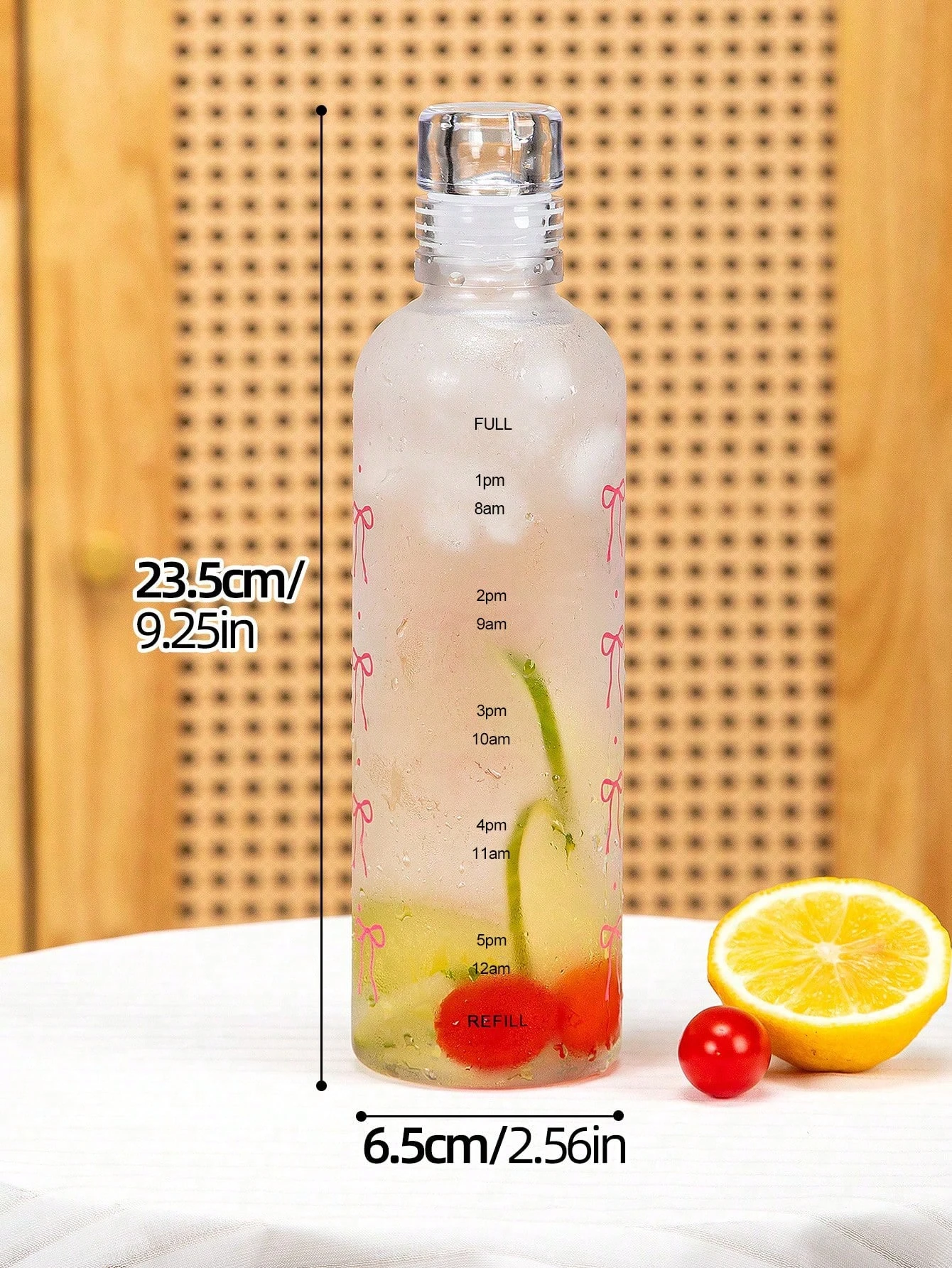 Durable Time-Marked Leakproof Water Bottle - Ideal