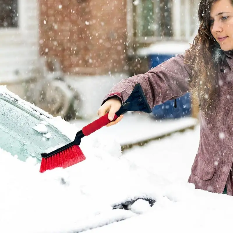 Car Ice Scraper and Brush Car Scraper Snow Brush Window Ice Scraper Window Ice Scraper Snow Cleaner For Car SUV 3