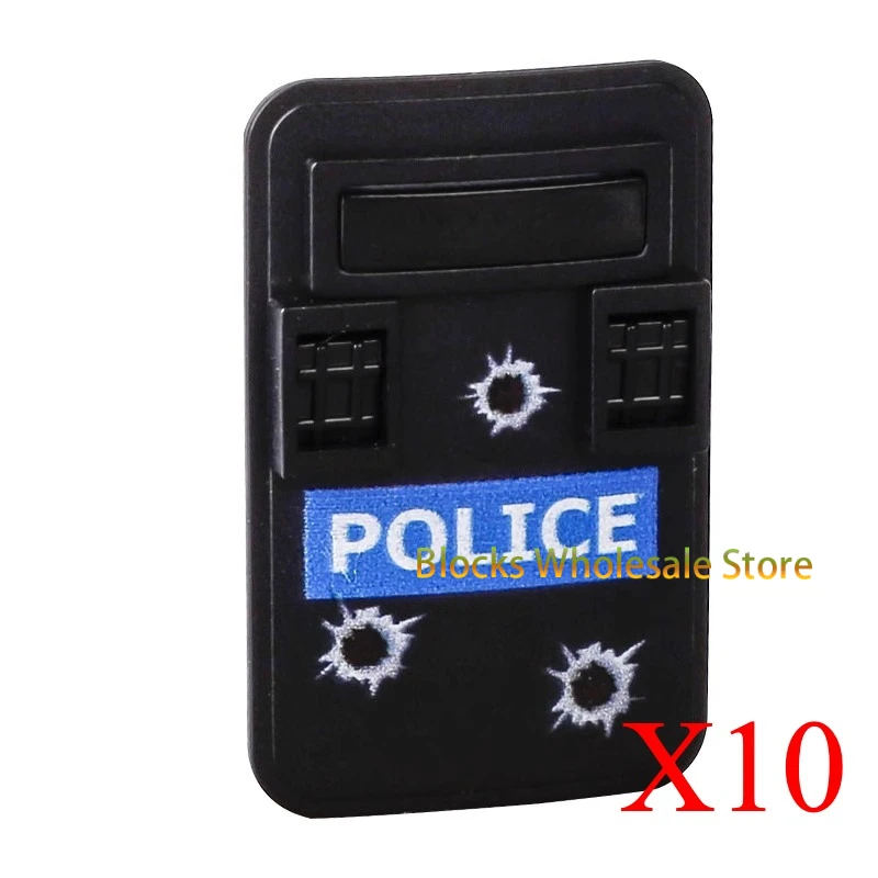 Deluxe Military SWAT Police Shield Building Blocks Set