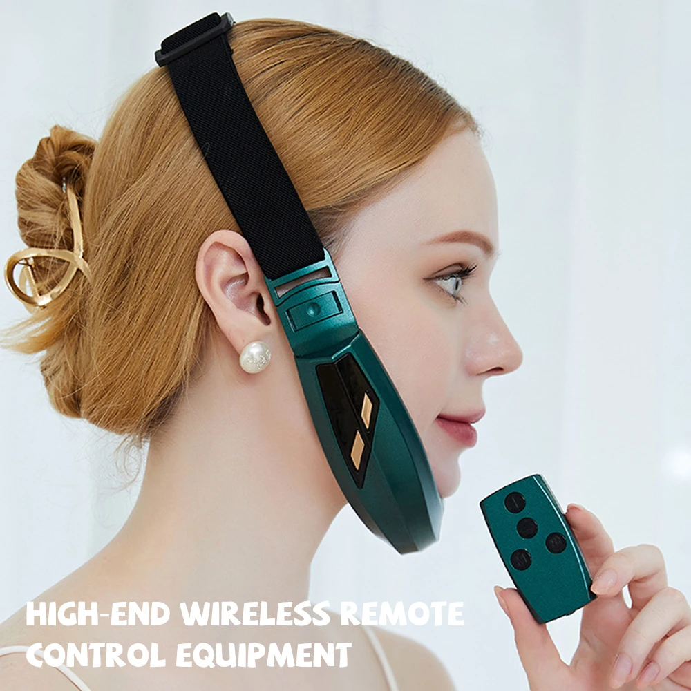 

RUBYONLY V-Face Shaping Massager Face Lifting Machine Electric Vibration Slimming Double Chin Reducer V-Line Cheek Lift Up