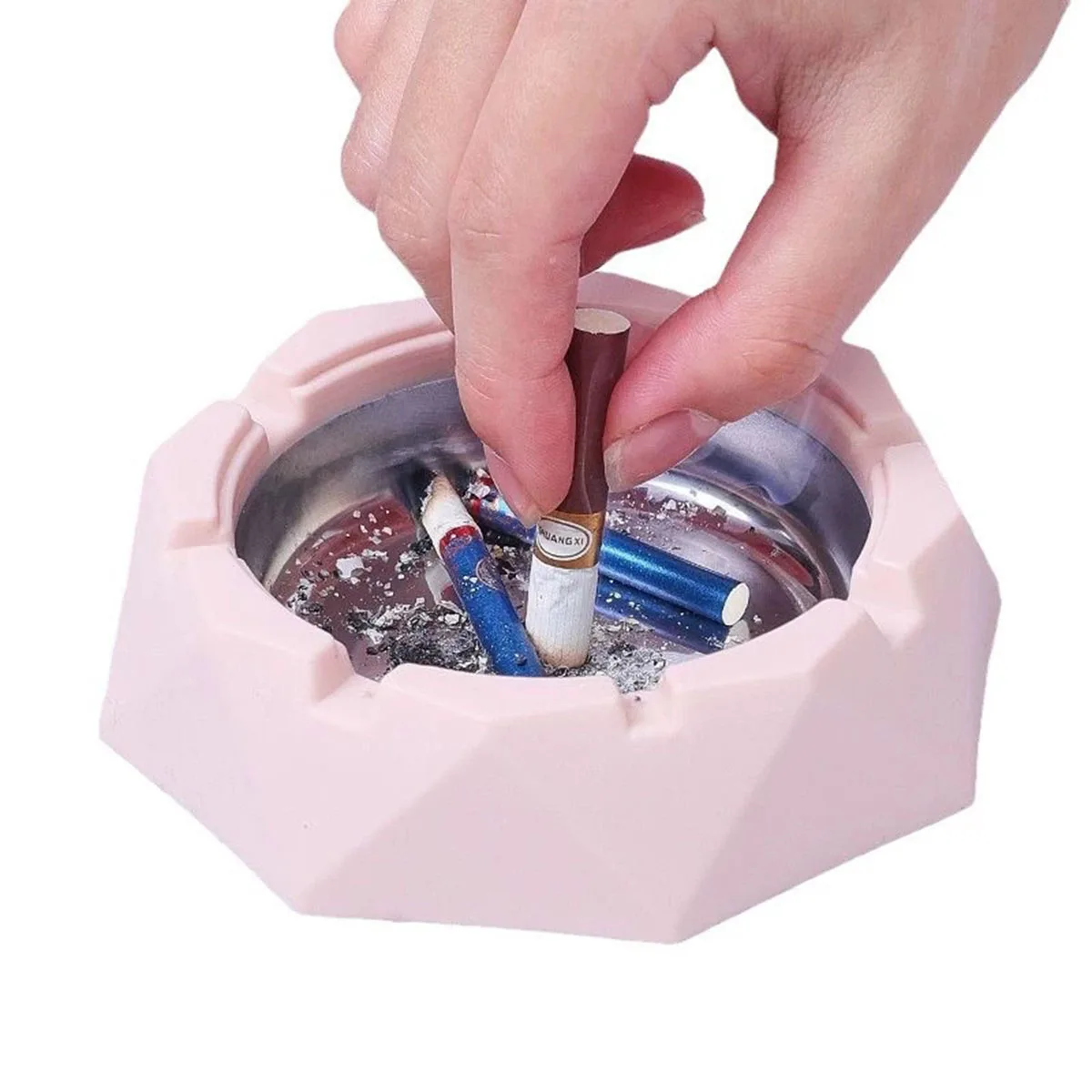 Classic and minimalist crown covered ashtray ornament homes and offices high aesthetic appeal