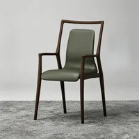 Fauteuil confortable, chaises de salle à manger, chaise de salle à manger au design moderne et relaxant, mobilier minimaliste pour salle d'attente et salle à manger 3