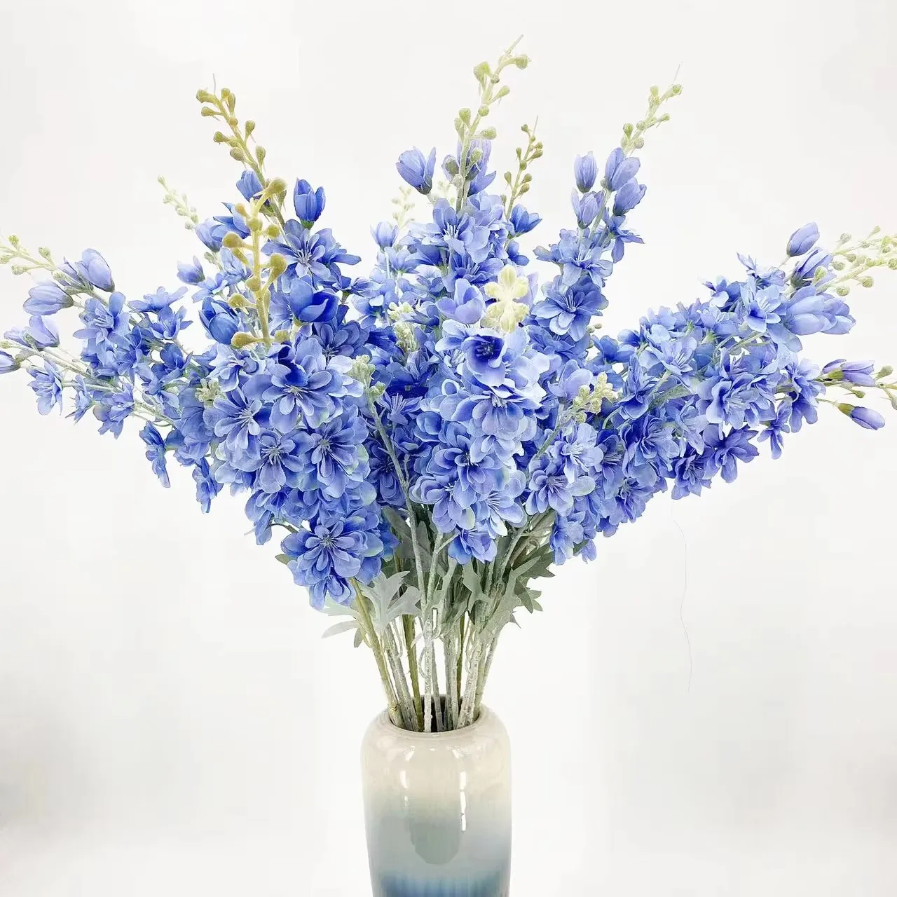 Artificial Delphinium Flower Branch 1