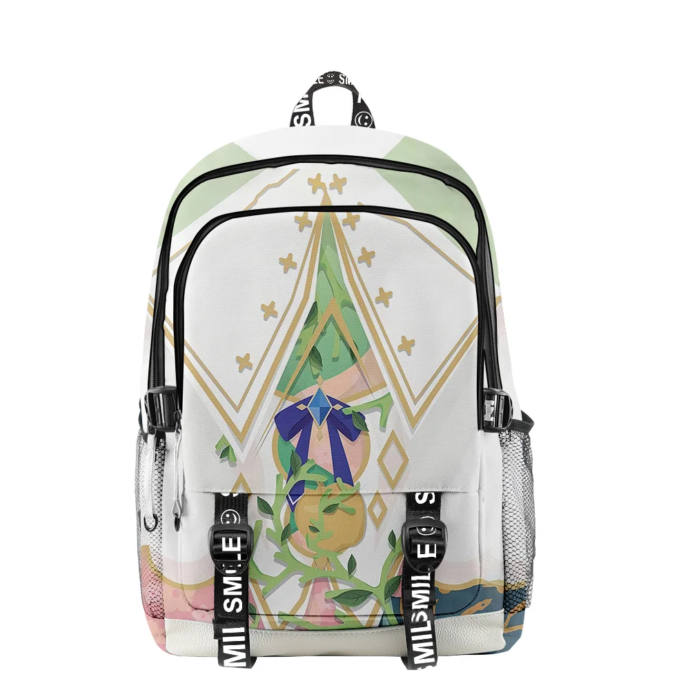 Holovive Vtuber Ceres Animal Anime Zipper Backpack School Bag Unique Daypack Traval Bag Oxford Cloth