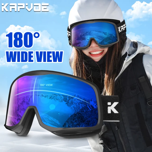 New Double Layers Anti-fog Ski Goggles Outdoor Sport Snowboard Snow  Snowmobile Glasses UV400 Breathable Skiing Googles - AliExpress