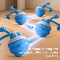 Smart Dog Toy Ball Electronic Interactive Pet Toy 3 Modes Moving Ball Rope USB Automatic Moving Bouncing for Puppy Chew Products 2