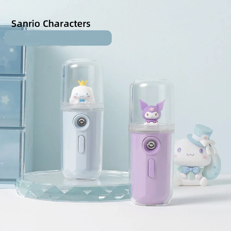 

Мультяшный Sanrioed Cinnamoroll Kawaii увлажняющий Распылитель Kuromi летний портативный увлажняющий нано тонкий распылитель инструмент подарки