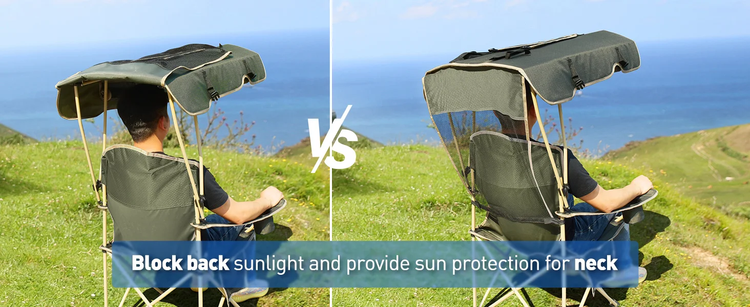 canopy camping chair