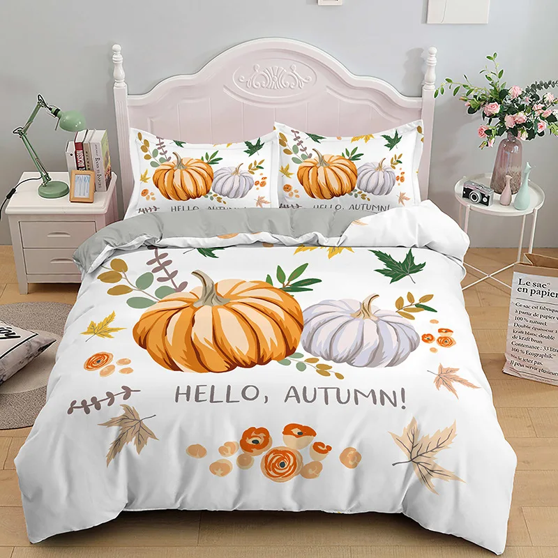 Autumn Pumpkin Halloween Bed Set