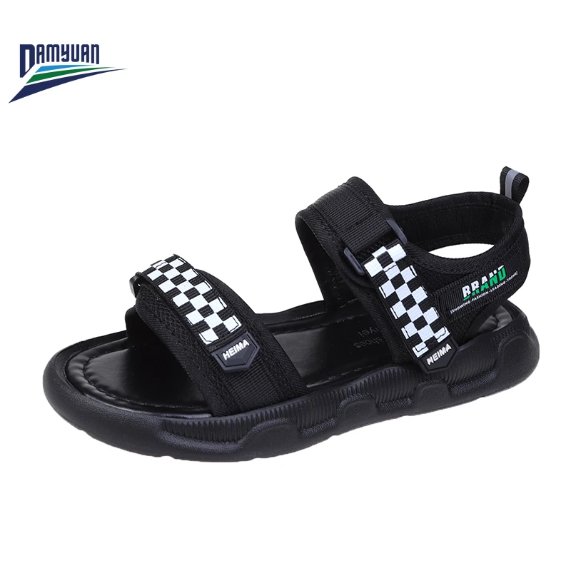 

Size 35-40 Women Sandals with Bottom PU Canvas Comfort Summer Sandals Hook Loop Casual Sports Thick Women Walking Shoe Wholesale