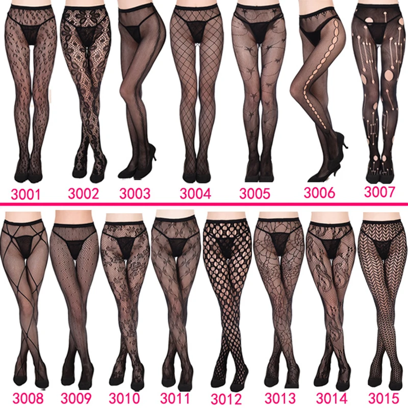 

Gothic Long Sexy Erotic Fishnet Stockings Women Harajuku Alternative Mesh Tights Lingerie Skin Thigh High Garters Hosiery