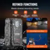 1440P HD Police Body Camera, 128GB Body Cam with Audio Video Recording Picture, Built-in 3500 mAh Battery, 2.0" LCD 5