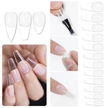 False Nail Tips Acrylic Extension Manicure 120 Piece Set 1