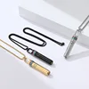 528Hz Low-frequency Whistle Sound Healing Meditation Breathing Decompression Whistles Stainless Steel Mindfulness Pendant 2