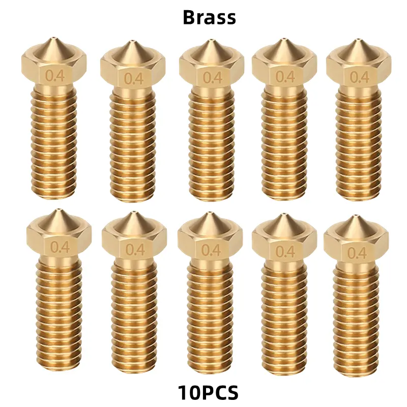 Volcano Nozzle For Artillery Sidewinder X1 & X2 Genius Pro Vyper Kobra Plus, Max 1.75mm Filament M6 Thread Hotend Brass Nozzles image 8