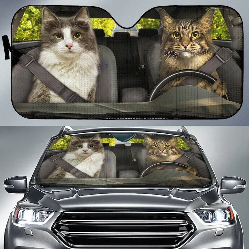 

Cats Auto Sun Shade, Kitty, Meow, Car Sun Shade, Windshield, Car Accessories, Cat Dads, Cat Moms, Cat Lovers, Pets, Pet Lovers,