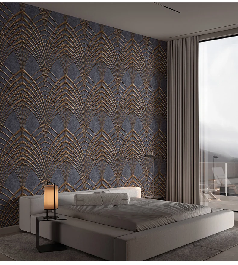 trelica-padrao-geometrico-wallpaper-fan-shaped-papel-de-parede-3d-gravado-impermeavel-home-decor-quarto-sala-ao-vivo